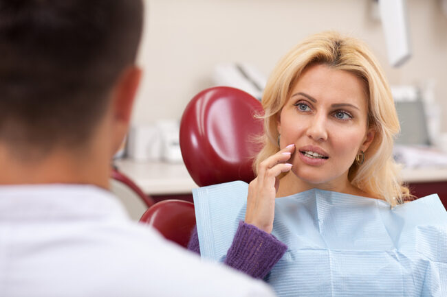 Gorgeous Mature Woman Talking To Her Dentist Before Receiving Me